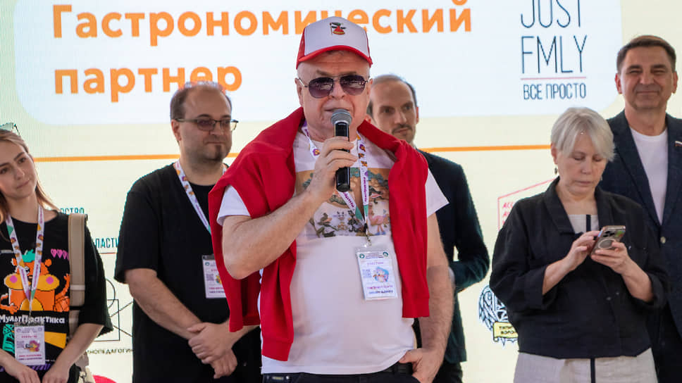 Российский композитор Григорий Гладков на открытии фестиваля