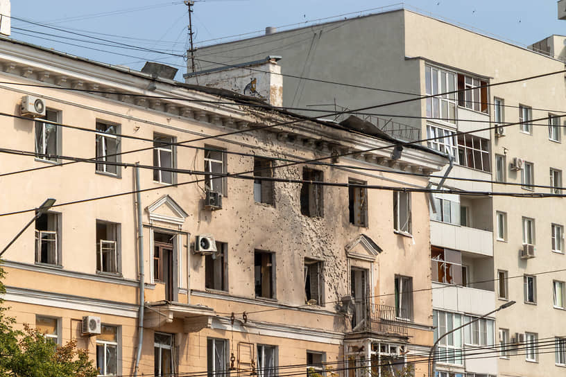 Последствия атаки БПЛА на Воронеж 15 июля