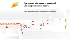 В Ярославле 25 февраля перекроют еще один участок проспекта Машиностроителей