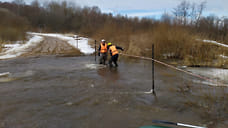 В Ярославской области паводком затопило автомобильную дорогу