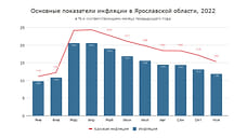 Банк России: годовая инфляция в Ярославской области в ноябре снизилась до 11,9%