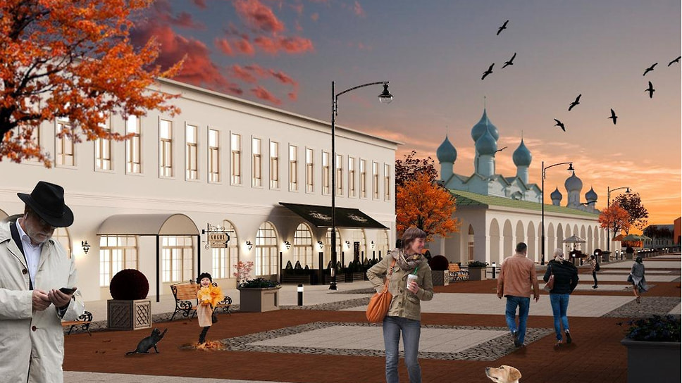 Концепция пешеходного центра Ростова