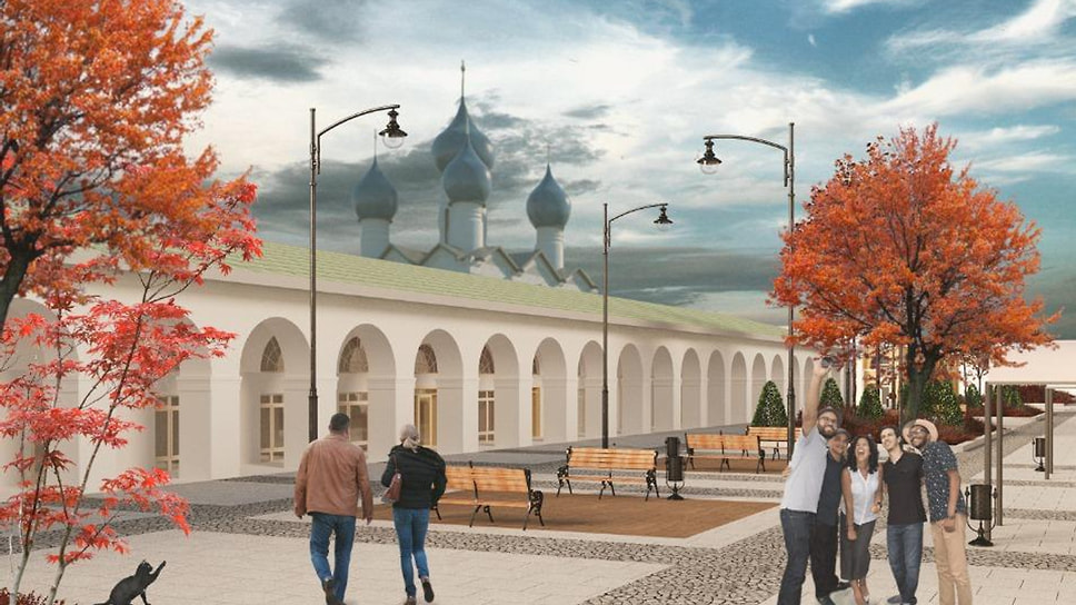 Концепция пешеходного центра Ростова