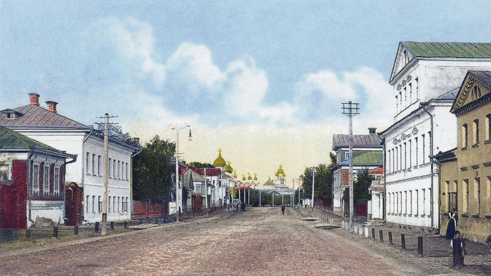 Покровская улица в Ростове, историческая фотография