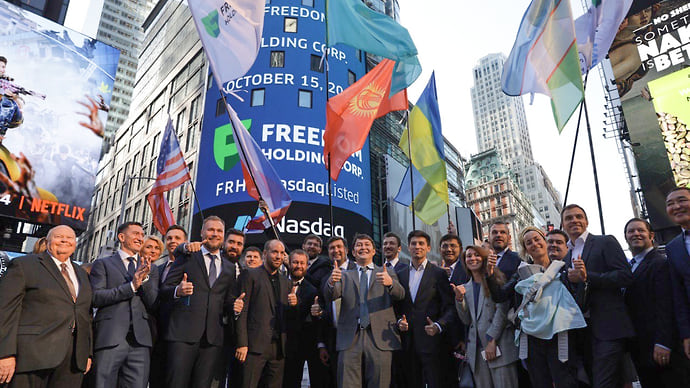 Акции Freedom Holding Corp. за два года на Nasdaq выросли в четыре раза