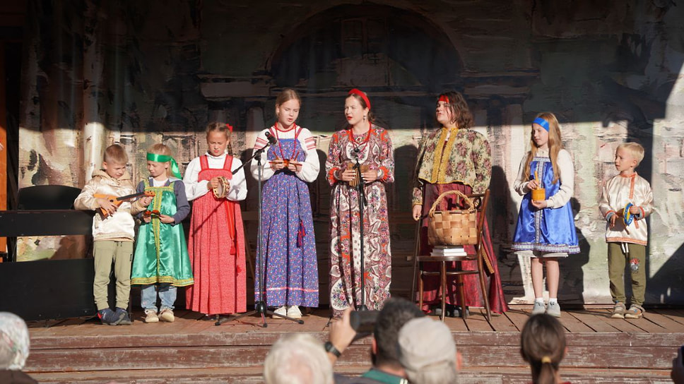 Иммерсивный "Дачный концерт" подготовили дети - гости фестиваля 