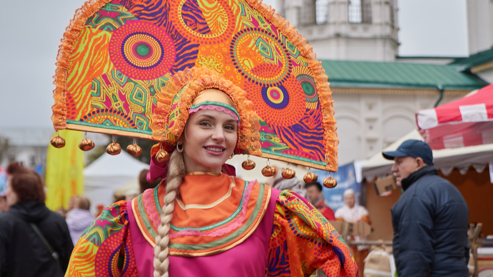 Участница ярмарки