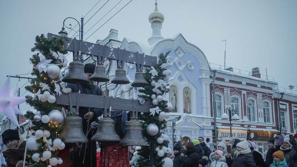 Рождественский звон на улицах Рыбинска 