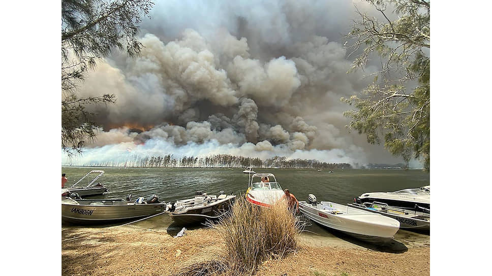 Во время пожаров в Австралии