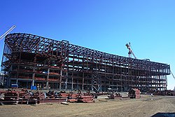 Строительство Крытого конькобежного центра