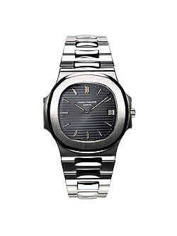 Nautilus Patek Philippe, 1976: корпус из стали и золота, калибр 28-255C, водостойкость до 120 м, индикатор даты