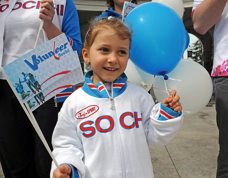 На Олимпиаде в Сочи будут задействованы тысячи волонтеров