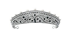 Бриллиантовая диадема Cartier в русском стиле, 1904