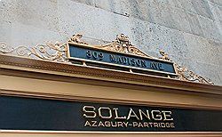 Бутик французской ювелирной художницы Solange Azaguri-Patridge на Мэдисон занимает почетное второе место после главного магазина марки в Лондоне  