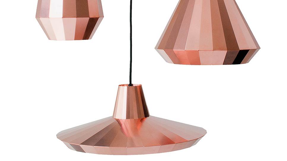 Светильник Copper, медь, дизайнер David Derksen 
