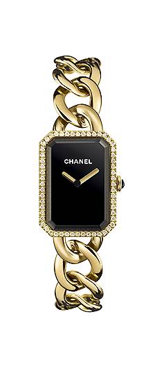 Первые часы Chanel - Premiere, появившиеся в 1987 году. Их форма копирует форму пробки Chanel N5 
