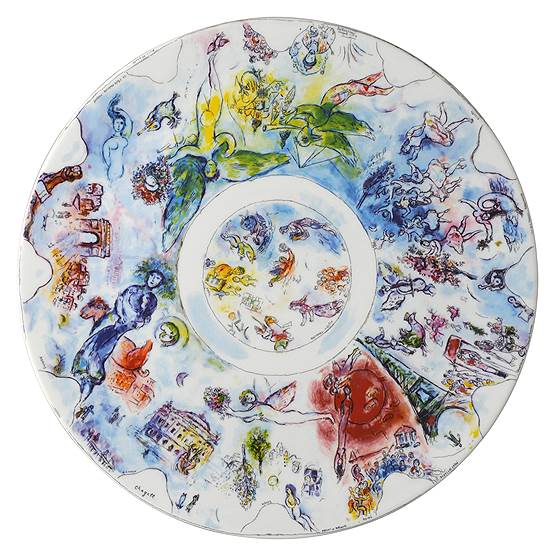 Тарелка Bernardaud. COLLECTION MARC CHAGALL