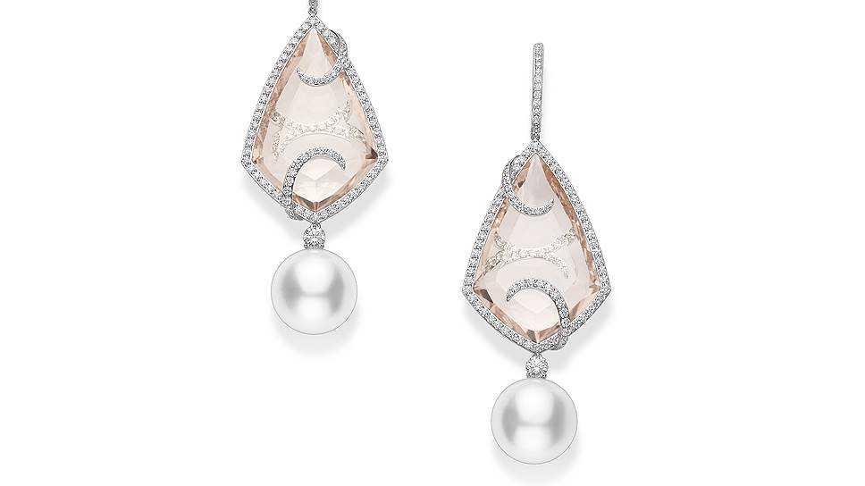 Серьги Mikimoto, коллекция Reflection