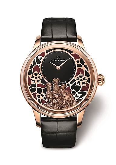 Jaquet Droz, часы PetiteHeure Minute Relief Goats