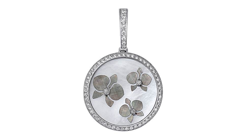 Cartier, серьги Caresse d'Orchidees