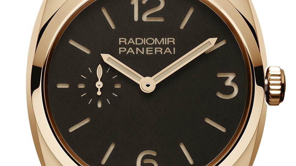 Panerai, часы Radiomir 1940 Oro Rosso 42mm, розовое золото 
