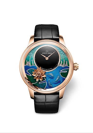 Jaquet Droz, Petite Heure Minute Relief Carps, 2015 
