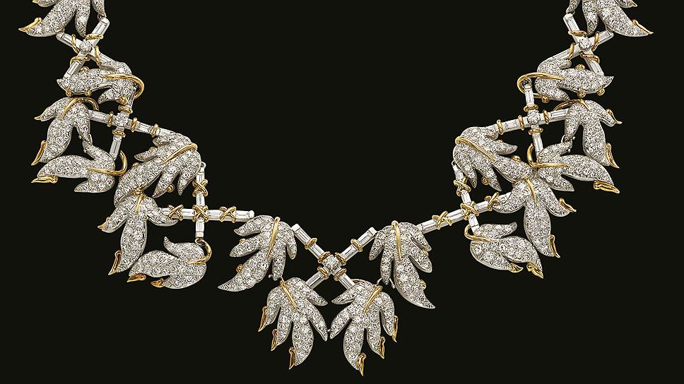 Колье Tiffany&amp;Co. работы Жана Шлюмберже, золото, бриллианты, эстимейт $100-150 тыс., Christie`s Magnificent Jewels 
