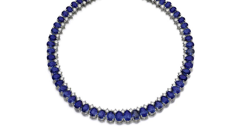 Колье Bulgari, сапфиры, бриллианты, эстимейт $150-250 тыс., Sotheby`s Magnificent Jewels &amp; Noble Jewels 

