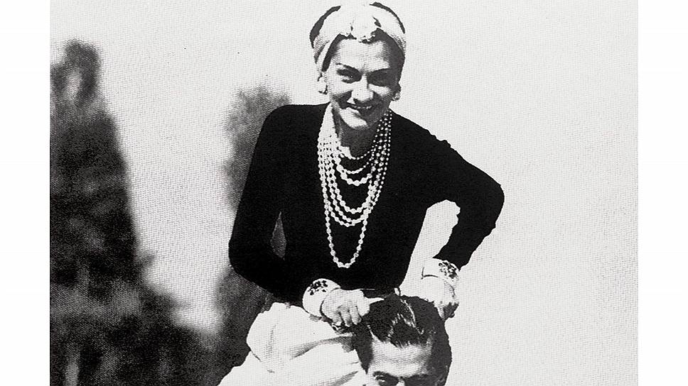 Габриэль Шанель и Серж Лифарь на фотографии 1937 года авторства Жана Мораля 
