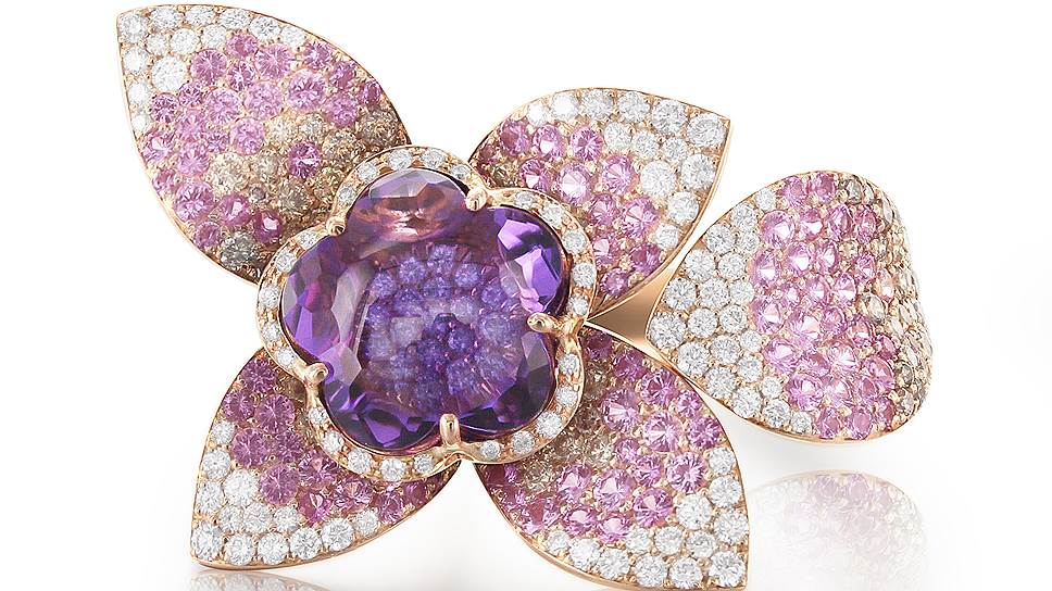 Pasquale Bruni, кольцо из линии high jewellery Giardini Segreti, 2015