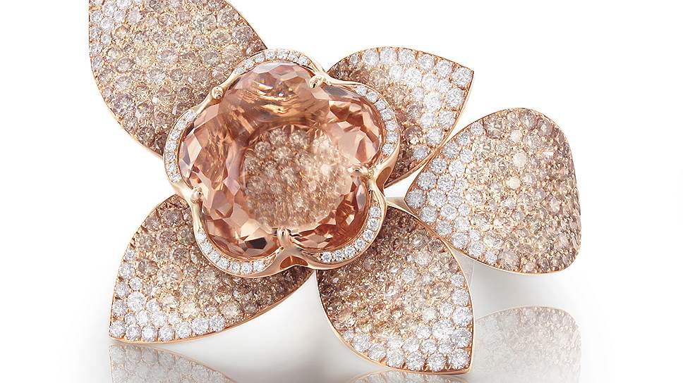 Pasquale Bruni, кольцо из линии high jewellery Giardini Segreti, 2015