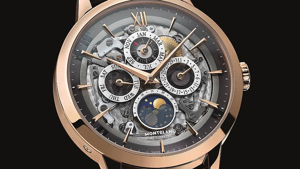 Montblanc, Heritage Spirit Perpetual Calendar Sapphire 
