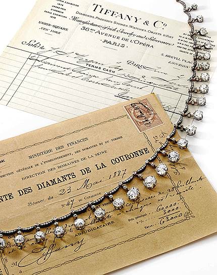 Tiffany &amp; Co., бриллиантовое ожерелье вдовствующей виконтессы Харкорт