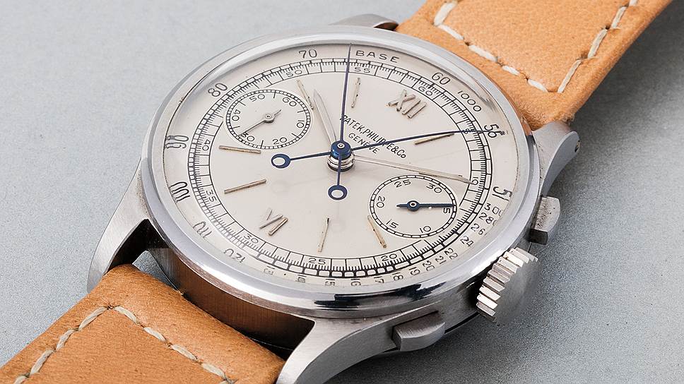 Главный лот аукциона — часы Patek Philippe Split-Seconds Chronograph (1945) — был продан за 3,3 млн швейцарских франков 
