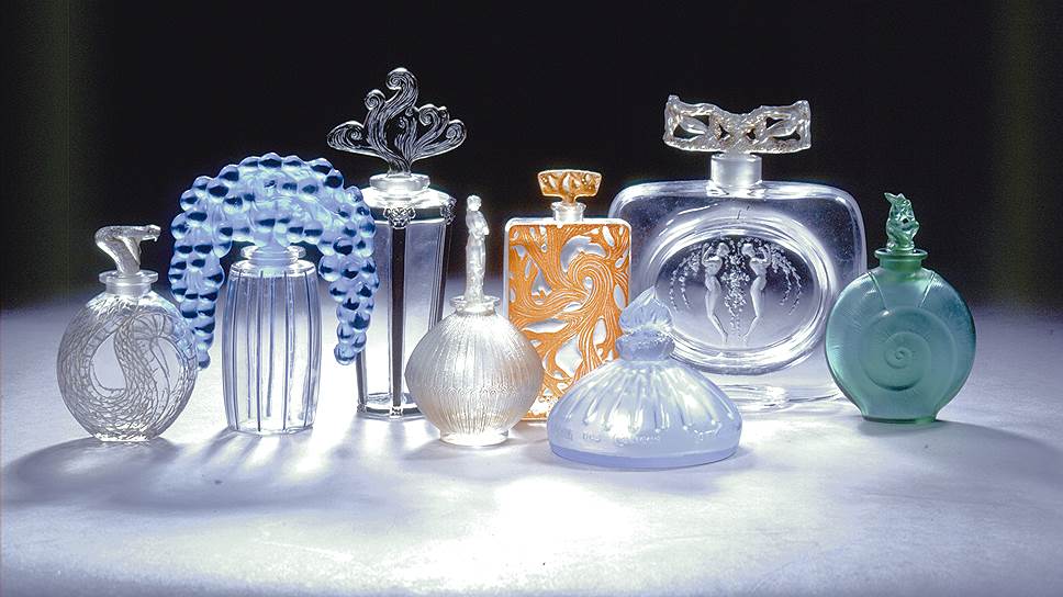 Флаконы для духов, разработанные Рене Лаликом для ведущих парфюмерных домов, 1912-1925 годы