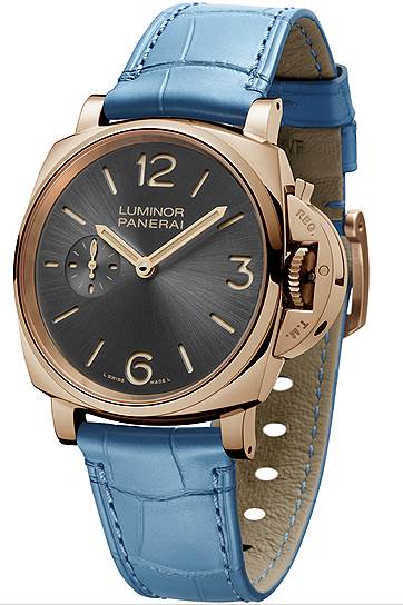 Часы Panerai Luminor Due 3 Days Oro Rosso — 42 мм (PAM00677)