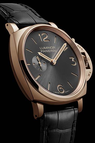 Часы Panerai Luminor Due 3 Days Automatic Oro Rosso — 45 мм (PAM00675) 
