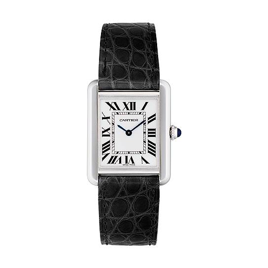 Часы Tank de Cartier / квадратные 
