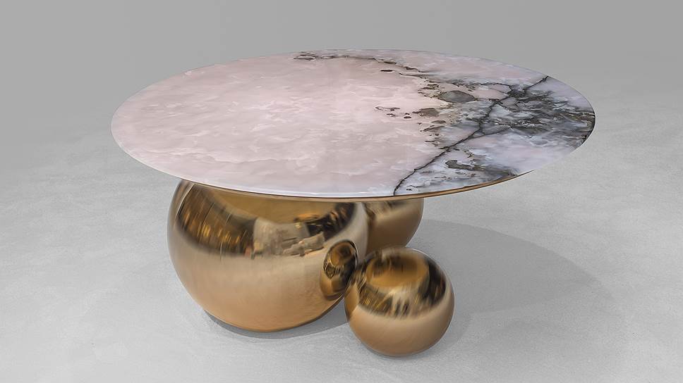 Столик JinShi Pink Jade Coffee Table, Studio MVW, лимитированная серия, Galerie BSL 