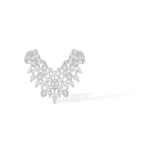 Колье Roaring Diamonds, коллекция High Jewelry Paris est une fete, белое золото, бриллианты