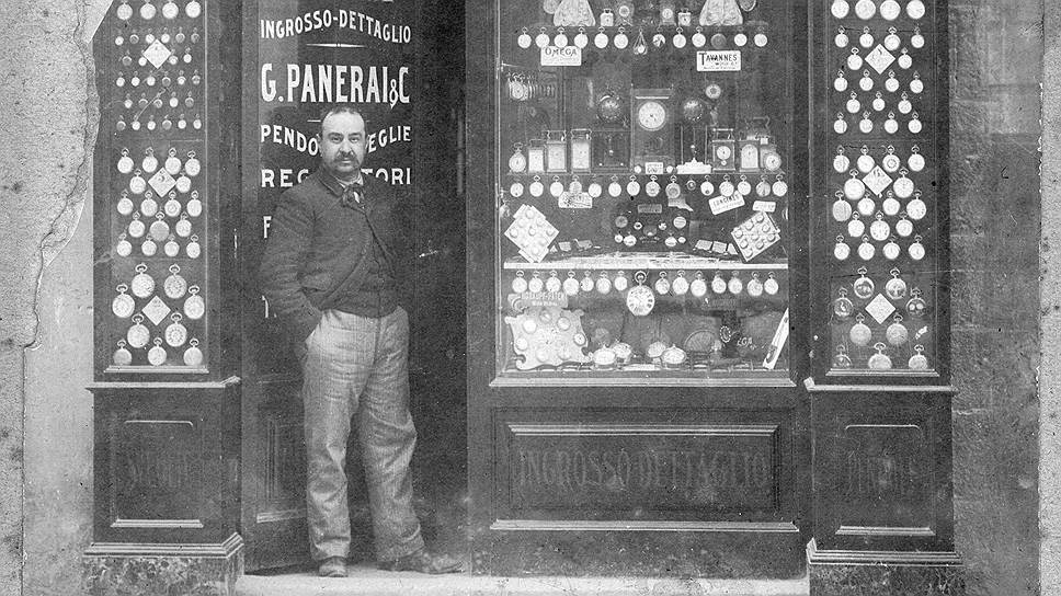 Открытие часовой мастерской и магазина Panerai во Флоренции, 1860 год 
