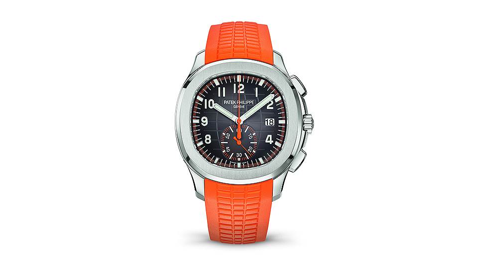 Aquanaut Ref. 5968, сталь, резиновый ремешок 
