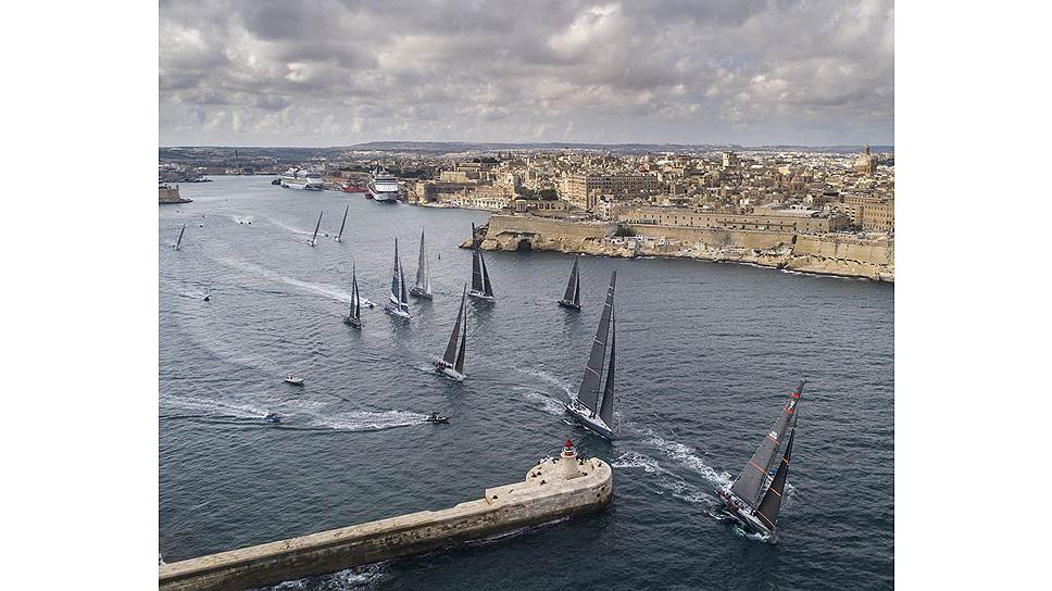 Регата Rolex Middle Sea стартует из гавани Гранд-Харбор на Мальте 
