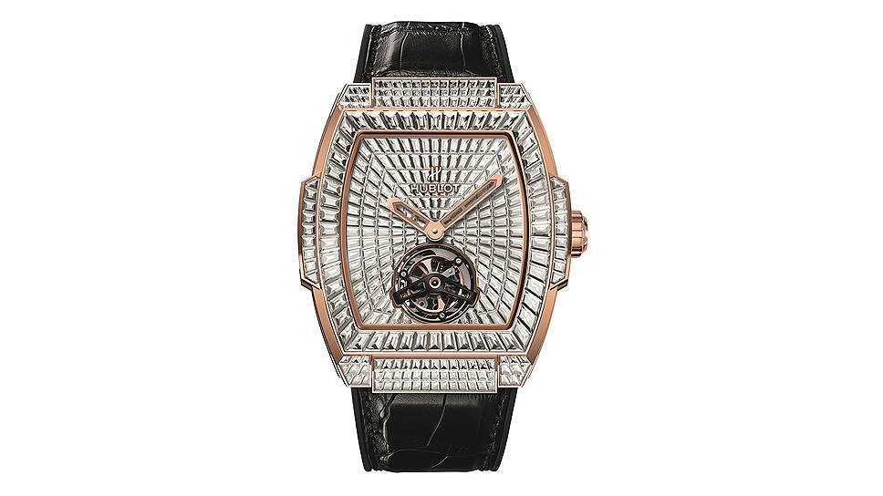 MP-06 Tourbillon High Jewellery, золото King Gold, бриллианты, 45 мм, мануфактурный механизм HUB9006 c ручным подзаводом 
