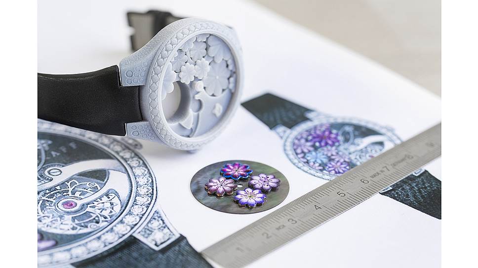 Процесс производства часов Graff Flora Automatique, 2018 год