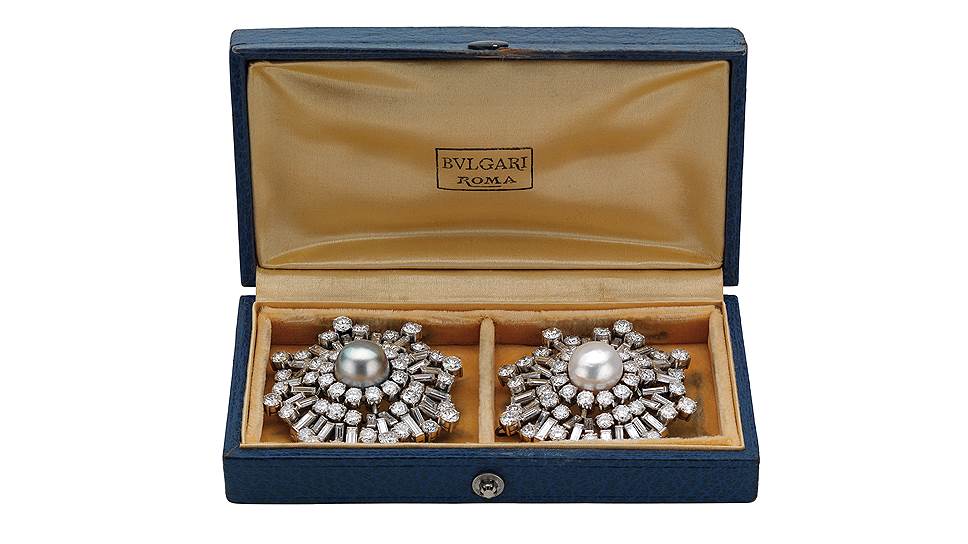 Серьги из платины с бриллиантами, 1950 год, в прошлом принадлежали Анне Маньяни, сейчас — в коллекции наследия