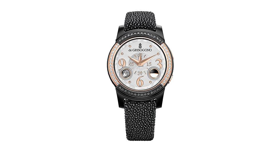 de Grisogono, Samsung Gear S2, сталь, розовое золото, бриллианты, 45 мм, на базе Samsung