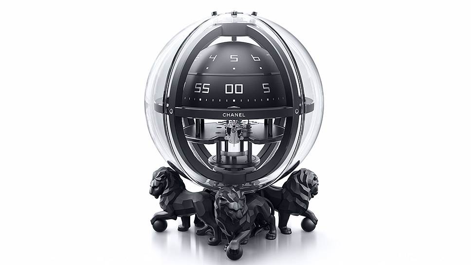Chanel, Monsieur de Chanel Chronosphere, 150 мм, стекло, бронза, механизм с ручным подзаводом