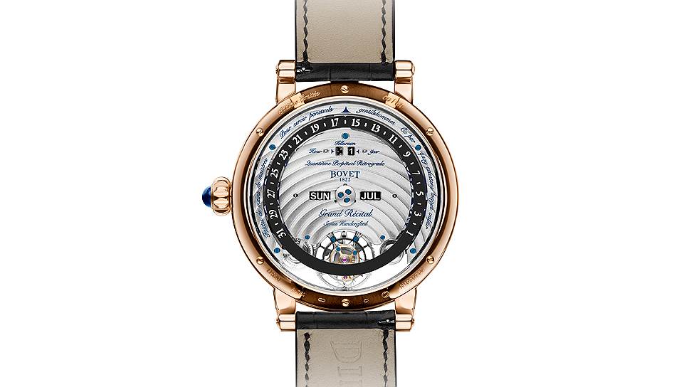 Bovet 1822 Recital 22 Grand Recital. Корпус красного золота 46,3 мм. Мануфактурный механизм с ручным заводом и запасом хода в 216 часов. Лимитированная серия 60 экз. 468 500 CHF