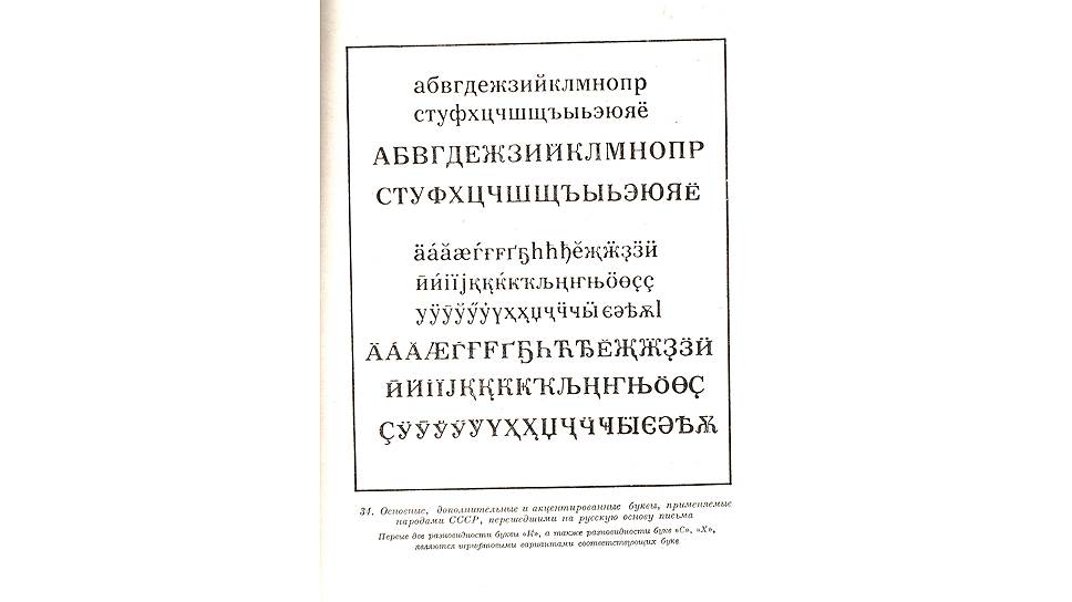 На основе кириллического алфавита в России, а затем и в СССР создавались алфавиты для бесписьменных народов, для чего приходилось добавлять новые графические знаки